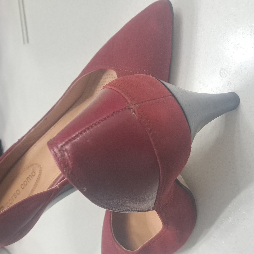 Corso Como Deep Red Heels